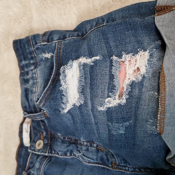 KanCan Distressed Denim Shorts 28/9 - Picture 7 of 10